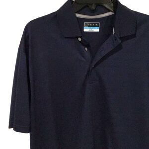 Men’s Shirt, PGA TOUR Mens Polo Shirt, size Large, Navy Blue, Golf